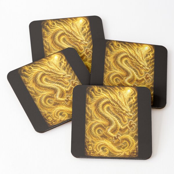 Item preview, ⚡ ELEMENTAL DRAGONS COLLECTION ⚡- GOLD designed and sold by WheelieGdArt.