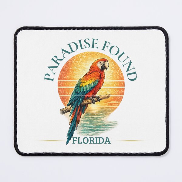 Item preview, Paradise found tropical Beach Scarlet macaw at Sunset Paradise in Florida Parrot designed and sold by piketo.