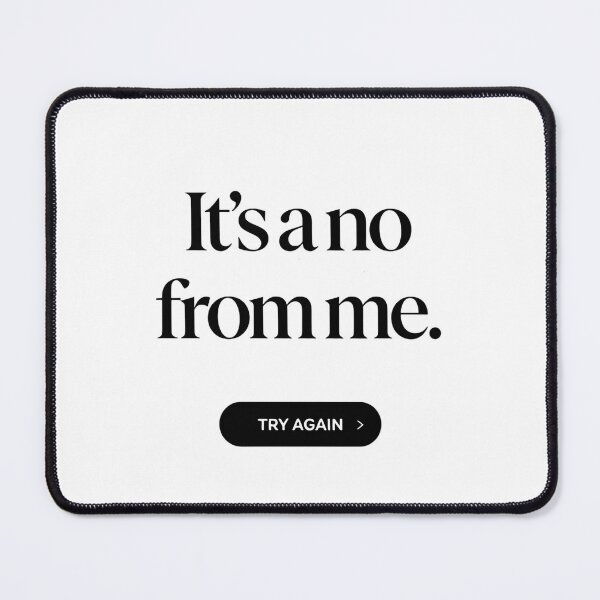 Item preview, It's a no from me designed and sold by Arty Art.