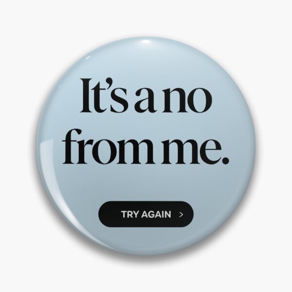 Item preview, It's a no from me designed and sold by Arty Art.