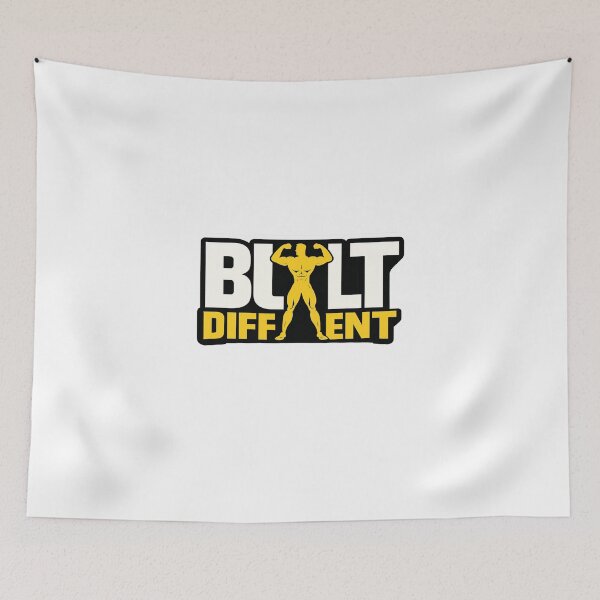 Item preview, Built Different Gym Motivation Typography Logo designed and sold by Digistore1221.
