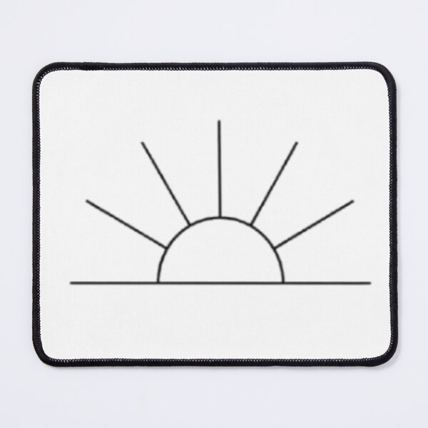 Item preview, Minimalist Geometric Sunrise Line Art designed and sold by PontodeVistaOf.