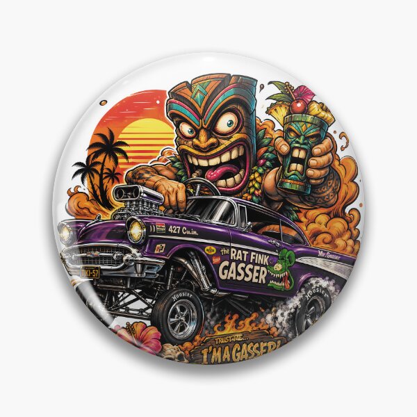 Item preview, Tiki Monster Purple Gasser Ride designed and sold by castillomiami.