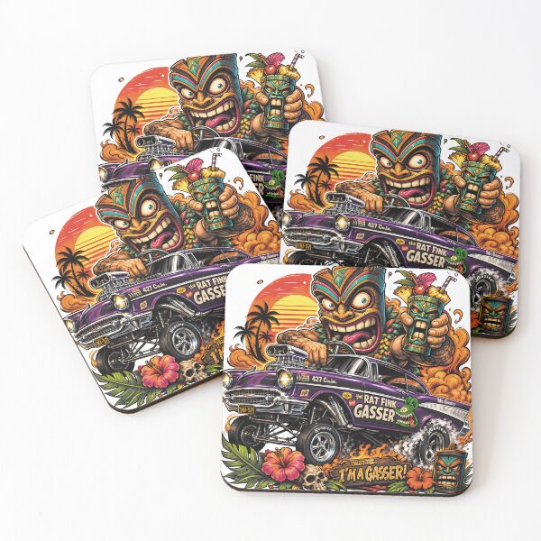Item preview, Tiki Monster Purple Gasser Ride designed and sold by castillomiami.