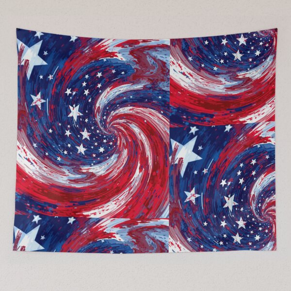 Item preview, USA 250 Years Strong Patriotic Swirl Flag Art | America 1776–2026 Independence Day Design designed and sold by Daily Mood Studio.