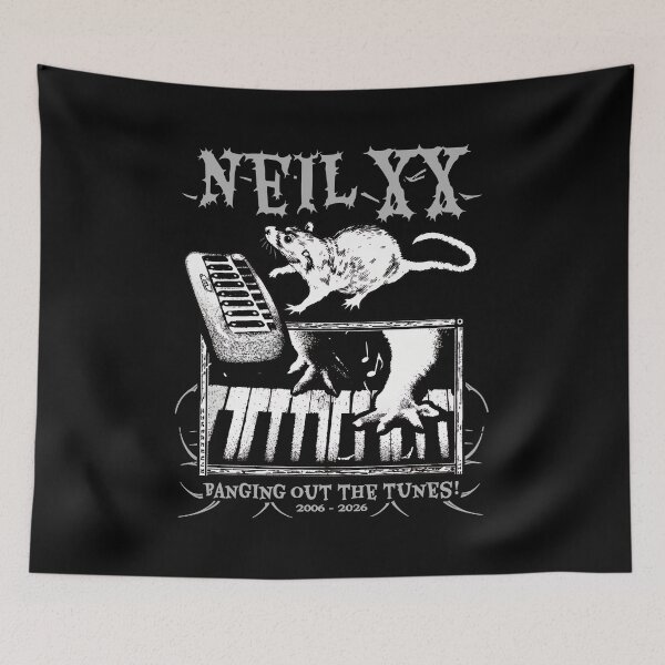 Item preview, NEILXX Rodent Keyboard Tunes Celebration Graphic designed and sold by MiniStars9897.