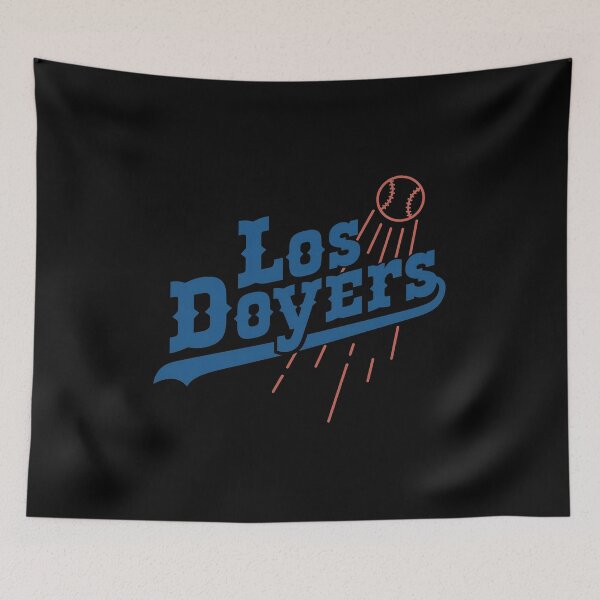Item preview, Los Doyers Script Retro Ball Fan Look designed and sold by MiniStars9897.