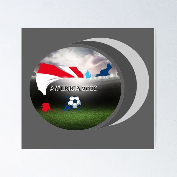 Item preview, America 2026 Soccer Tournament Stadium Map Design designed and sold by Tama-sirth.