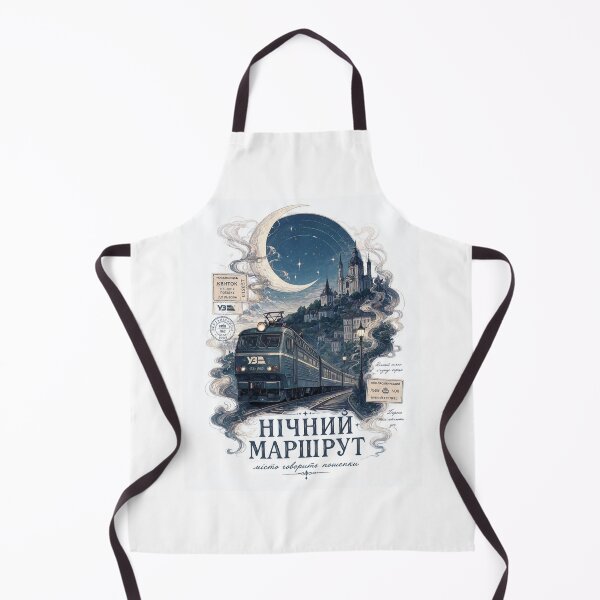 Item preview, Ukrainian Night Train Travel Poster designed and sold by Nexis808.