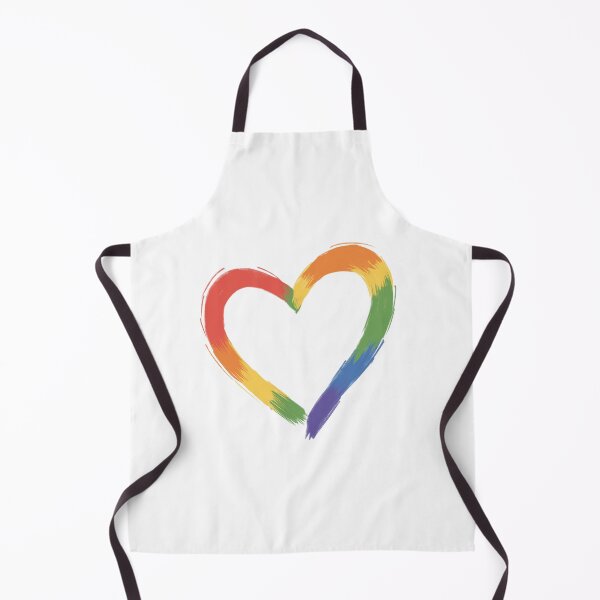 Item preview, Brush Stroke Rainbow Heart Pride Illustration designed and sold by thesalynn.