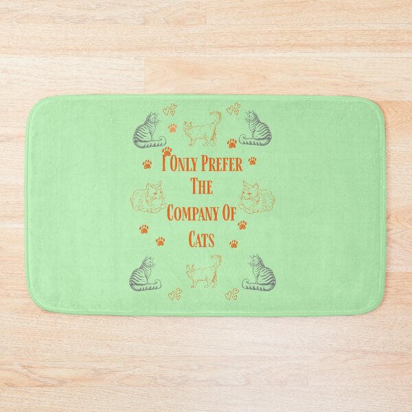 Item preview, I Only Prefer The Company Of Cats designed and sold by HoppingCreation.