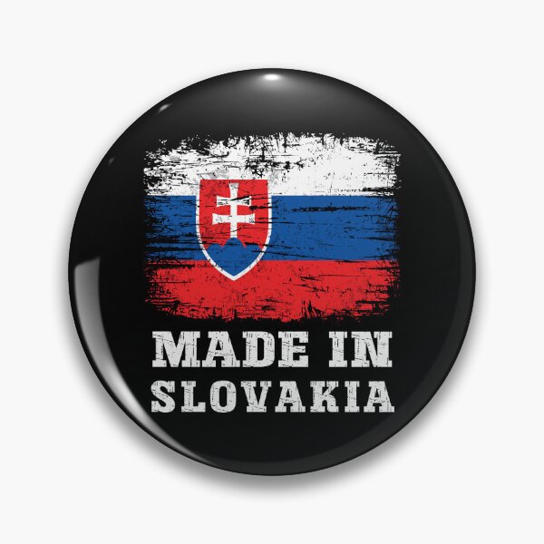 Item preview, Distressed Made in Slovakia Flag designed and sold by Dmetalx Art Apparel.