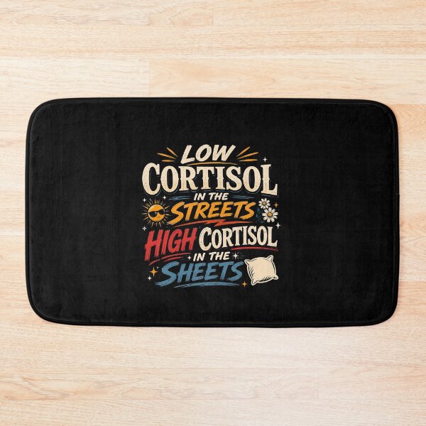 Item preview, Funny Low Cortisol Streets High Cortisol Sheets designed and sold by elderberry.