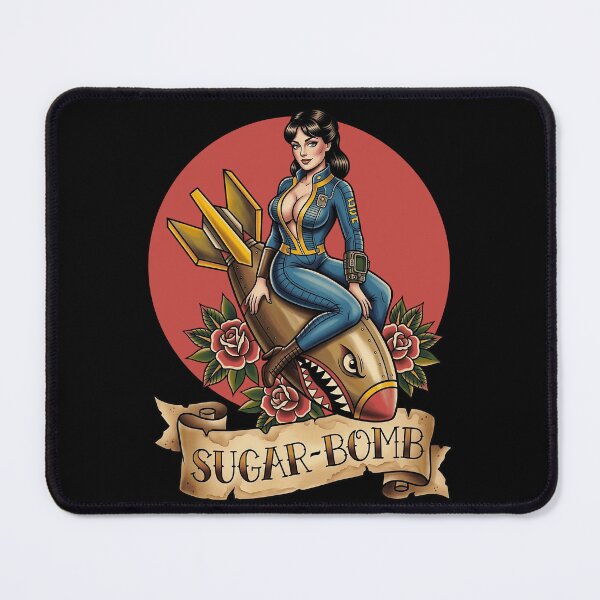 Item preview, Sugar Bomb Retro Pin-up Girl designed and sold by Fictional Ink Society.