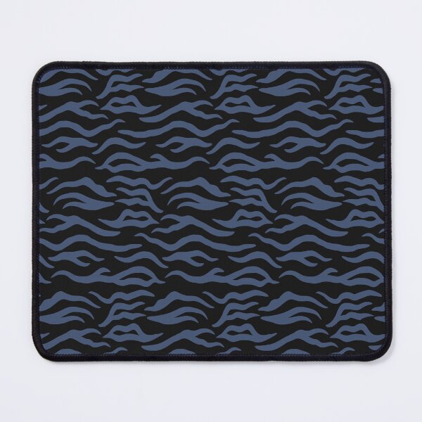 Item preview, Black And Blue Tiger Print Pattern designed and sold by pattern-archive.