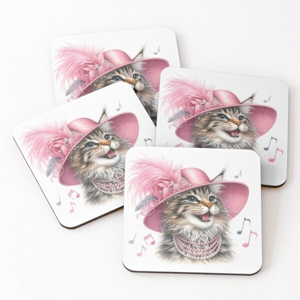 Item preview, Gabby Singing Cat in Pink Hat designed and sold by Pioneer Spirit Market.