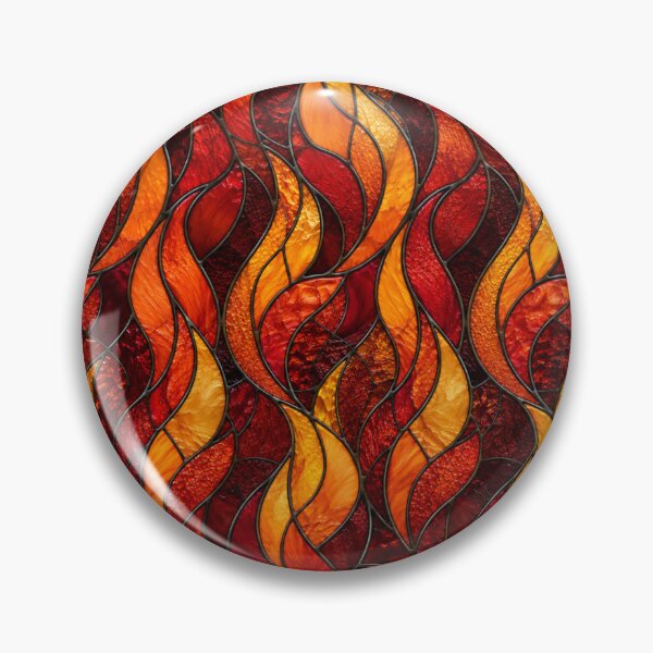 Item preview, Flame Renewal Stained Glass Pattern designed and sold by Dresut.