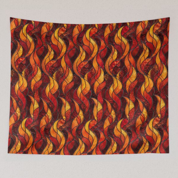 Item preview, Flame Renewal Stained Glass Pattern designed and sold by Dresut.