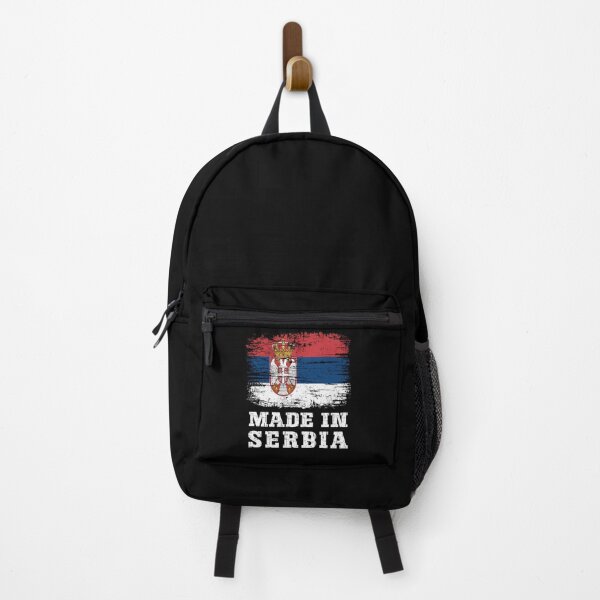 Item preview, Distressed Made in Serbia Flag designed and sold by Dmetalx Art Apparel.