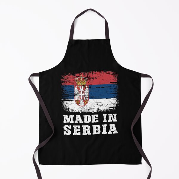 Artikelvorschau, Flagge aus Serbien mit Used-Look entworfen und verkauft von Dmetalx Art Apparel.
