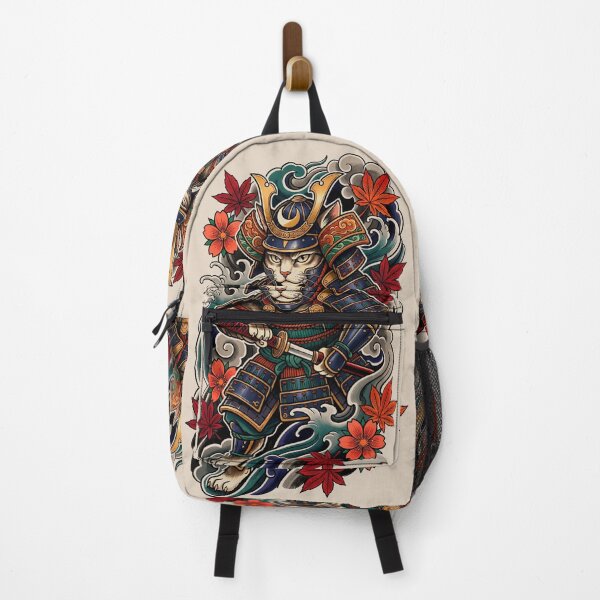 Item preview, Samurai Feline Guardian designed and sold by Irezumiya.