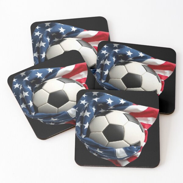 Item preview, American Flag Wrapped Soccer Ball Patriotic Sports Design designed and sold by Tama-sirth.