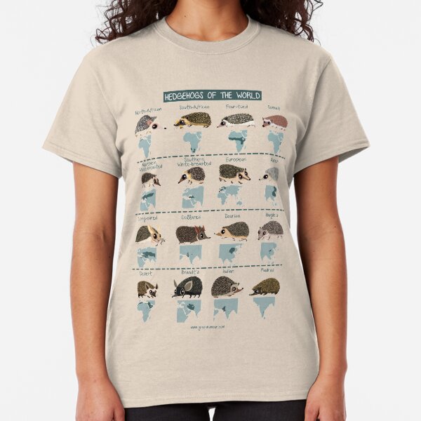 Hedgehogs of the World Classic T-Shirt