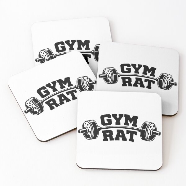 Item preview, Gym Rat Vintage Heavy Weightlifting Barbell Badge designed and sold by Digistore1221.