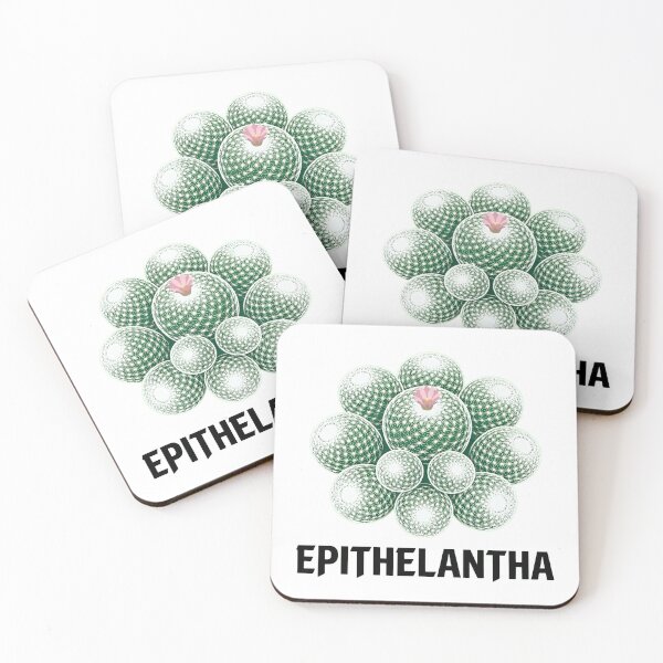 Item preview, Minimalist Epithelantha Micromeris White Cactus Graphic designed and sold by GreenDivisionJP.