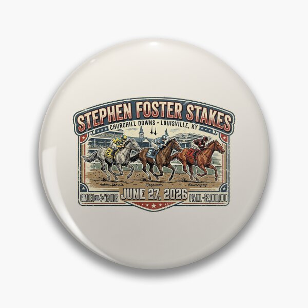 Item preview, Retro Style 2026 Stephen Foster Stakes Horse Racing Design for Gifts  designed and sold by Ginny Luttrell.