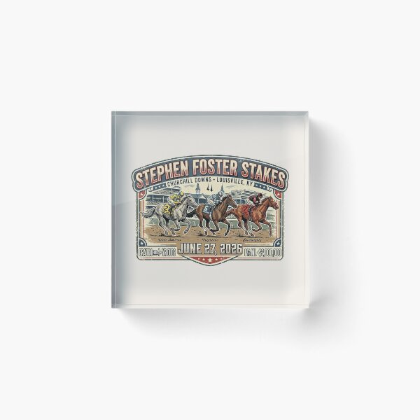 Item preview, Retro Style 2026 Stephen Foster Stakes Horse Racing Design for Gifts  designed and sold by Ginny Luttrell.