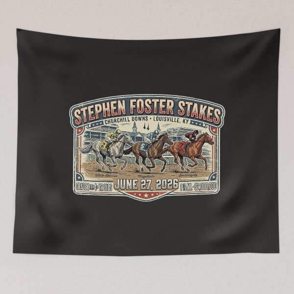 Item preview, Retro Style 2026 Stephen Foster Stakes Horse Racing Design for Gifts  designed and sold by Ginny Luttrell.