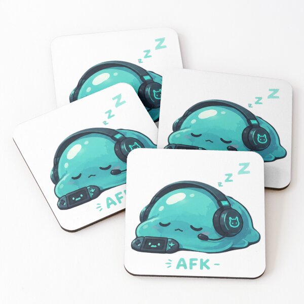 Item preview, Gaming Slime Squad – Cute Gamer Blob Sticker Pack designed and sold by มานิอิสคอร์เนอร์.