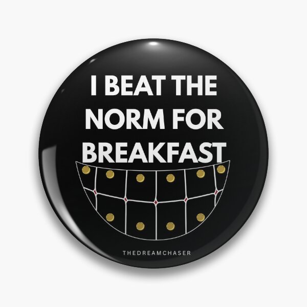 Item preview, I Beat The Norm For Breakfast - Grillz Smile Motivational T-Shirt Dark Edition designed and sold by THEDREAMCHASER.