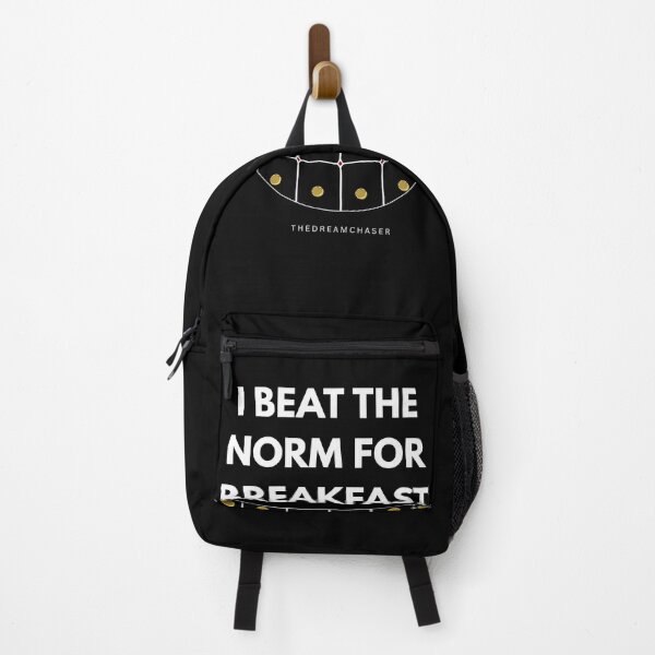 Item preview, I Beat The Norm For Breakfast - Grillz Smile Motivational T-Shirt Dark Edition designed and sold by THEDREAMCHASER.