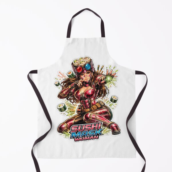 Item preview, SUSHI MASK WOMAN: Cyberpunk Queen of Sushi Justice designed and sold by Japan Cyberpunk Universe & Surreal Characters.