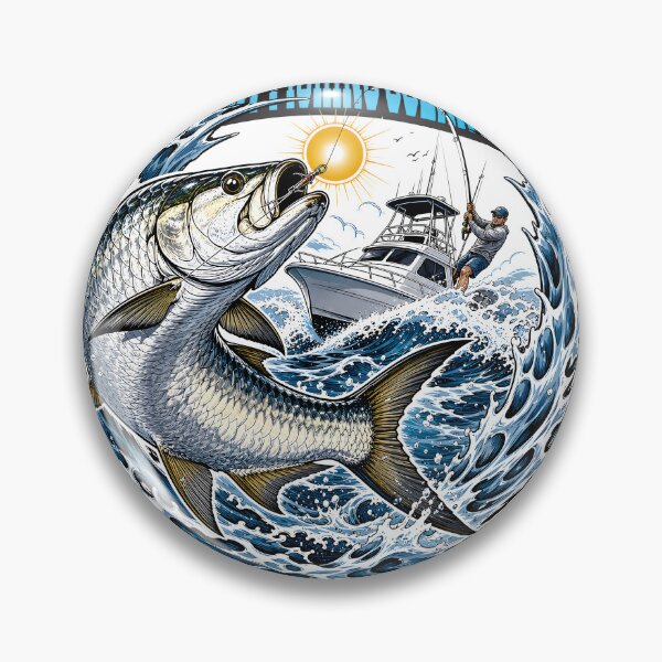 Item preview, Tarpon Sport Fishing Ocean Battle designed and sold by castillomiami.