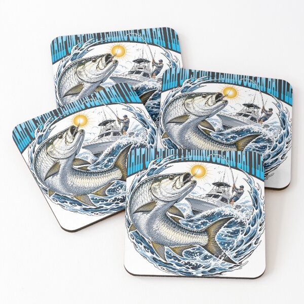 Item preview, Tarpon Sport Fishing Ocean Battle designed and sold by castillomiami.