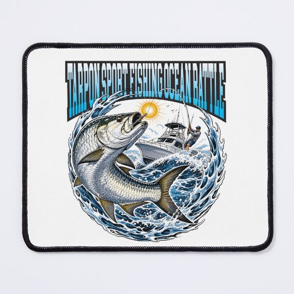 Item preview, Tarpon Sport Fishing Ocean Battle designed and sold by castillomiami.