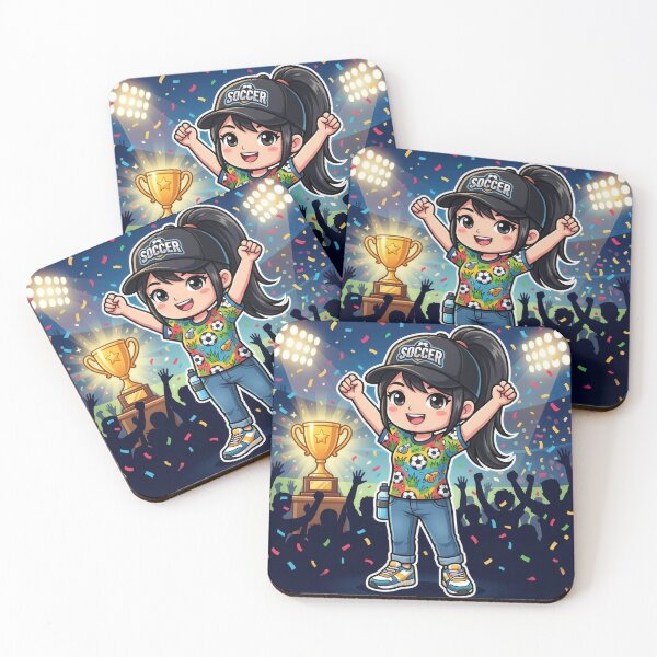 Item preview, Victory Celebration Soccer Chibi Girl designed and sold by Azurart2.