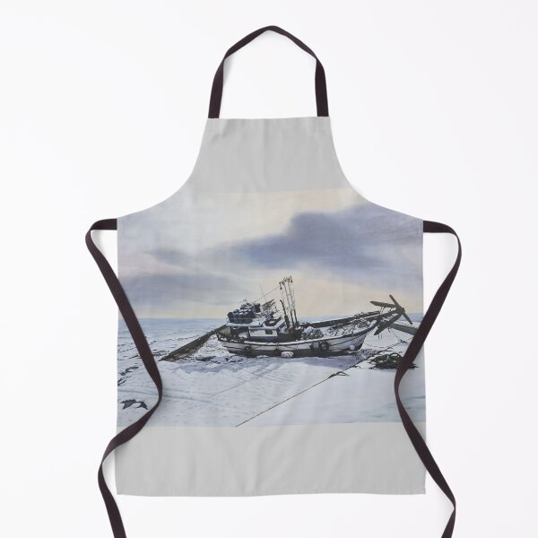 Item preview, Resting Fishing Boat at Low Tide, Korean Seascape designed and sold by HaedamArt.