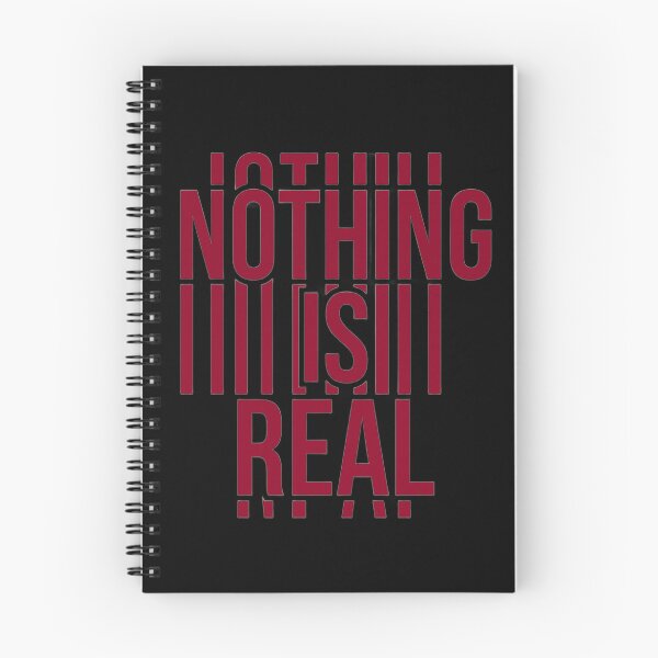 Item preview, Nothing Is Real Optical Illusion Typography Minimal T-Shirt designed and sold by Rovano.