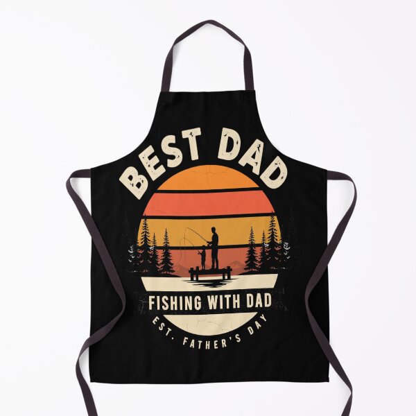 Item preview, Best Dad Fishing With Dad | Father's Day Fishing | Vintage Sunset Angle designed and sold by InspiredCreatives.