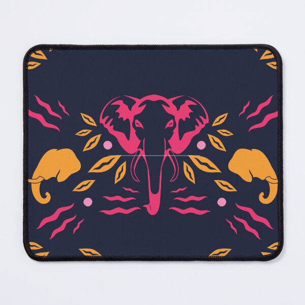 Item preview, Elephants on Blue designed and sold by The Painted Lamb.