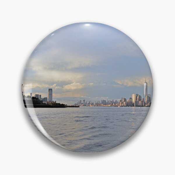 Item preview, New York City under the watchful eye of the Statue of Liberty. designed and sold by Tom Wurl.