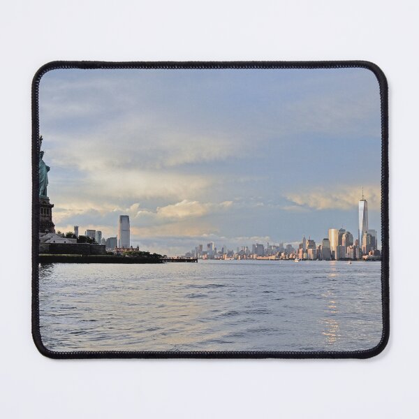 Item preview, New York City under the watchful eye of the Statue of Liberty. designed and sold by Tom Wurl.