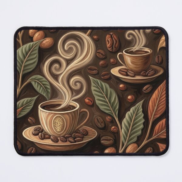 Item preview, Coffee Steamy Dark Roast Pattern designed and sold by Eclectic Monkey.