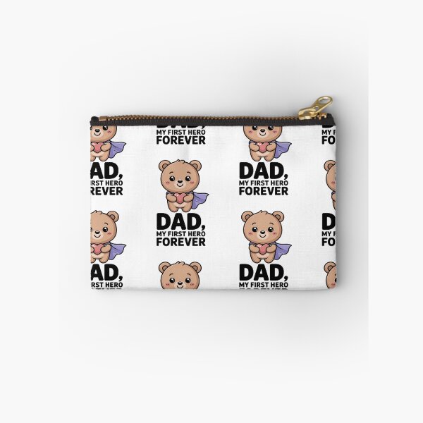 Item preview, Dad, My First Hero Forever  | Cute Teddy Bear Father's Day Gift | Loving Dad Appreciation designed and sold by InspiredCreatives.