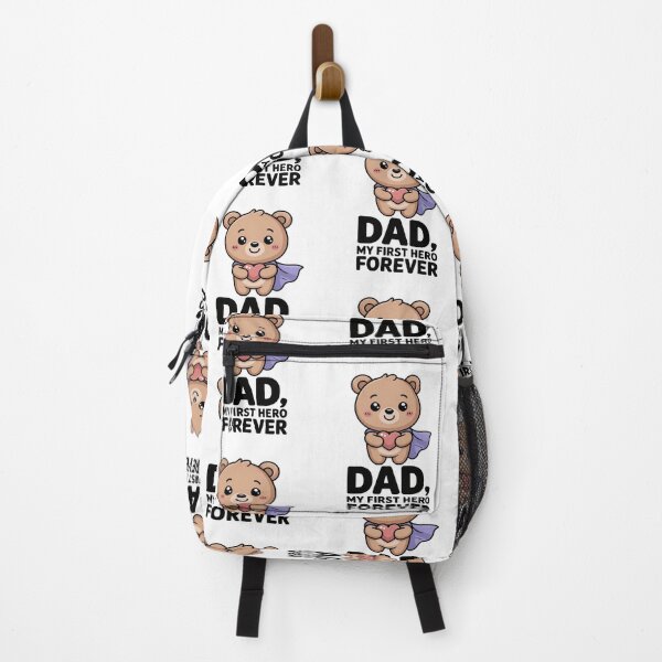 Item preview, Dad, My First Hero Forever  | Cute Teddy Bear Father's Day Gift | Loving Dad Appreciation designed and sold by InspiredCreatives.