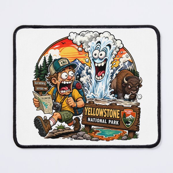 Item preview, Funny Yellowstone Tourist Adventure designed and sold by castillomiami.